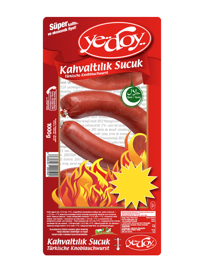 YEDOY KAHVALTILIK KANGAL SUCUK 1K