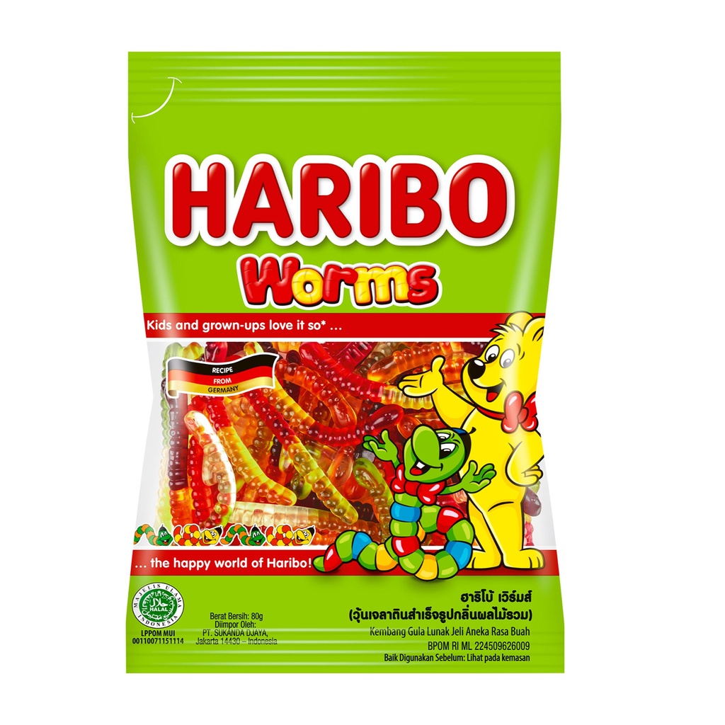 Helal Haribo Solucan (30x100gr)