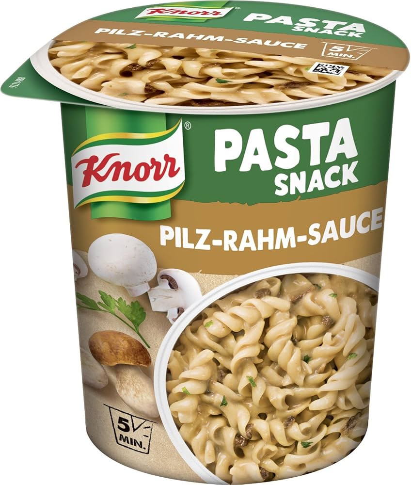 Knorr Snack Becher Pilz-Rahm Sauce (8x70Gr)