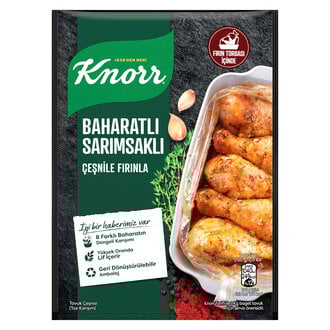 KNORR BAHARATLI SARIMSAKLI TAVUK CESNISI (12 x 34gr)