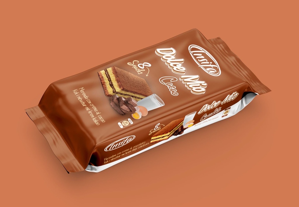 DOLCE MIO 8er CAKE BAR CHOCOLATE (180gr X 12)