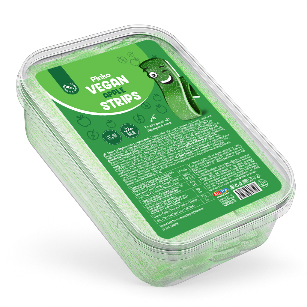 PINKO VEGAN STRIPS ELMA SCHALE (200GR X 16)