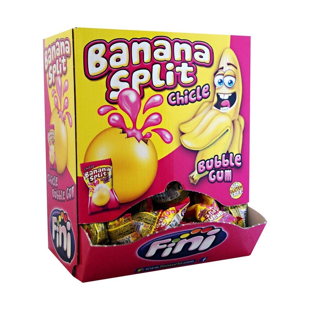 FINI BANANA SPLIT GUM (200 X 5GR)