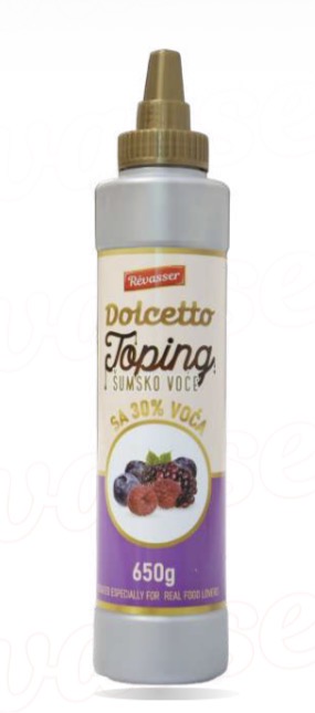 DOLCETTO TOPPING FOREST FRUITS %30 (8 X 650GR)
