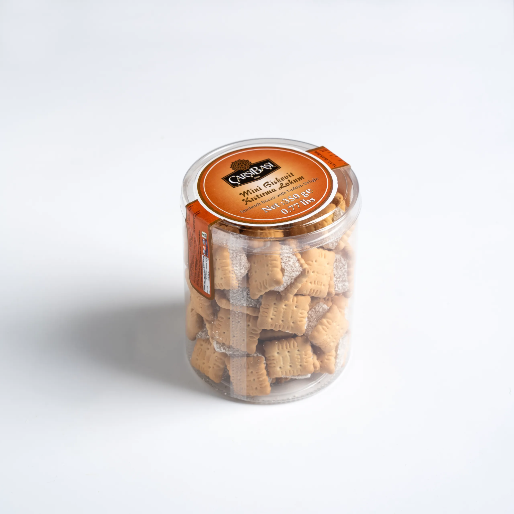 GUL LOKUMLU SANDVIC BISKUVI (350GR X 16)