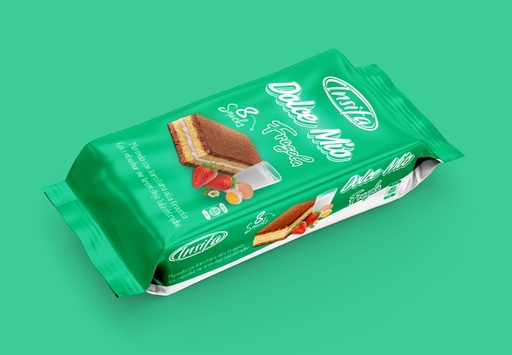 [BAL81322] DOLCE MIO 8er CAKE BAR STRAWBERRY (180gr X 12)