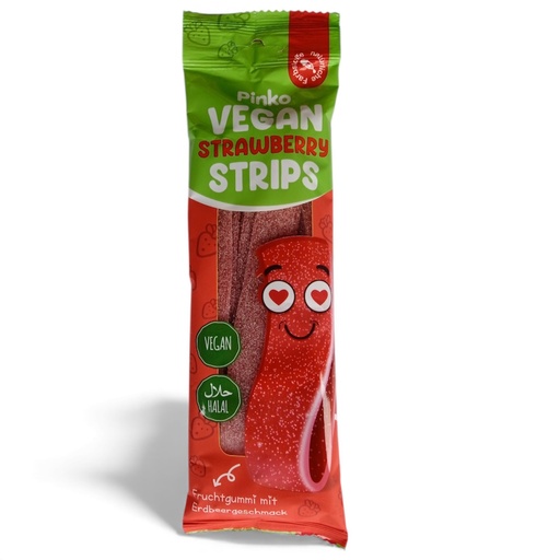 [AK60150] PINKO VEGAN STRIPS CILEKLI (160GR X 24)