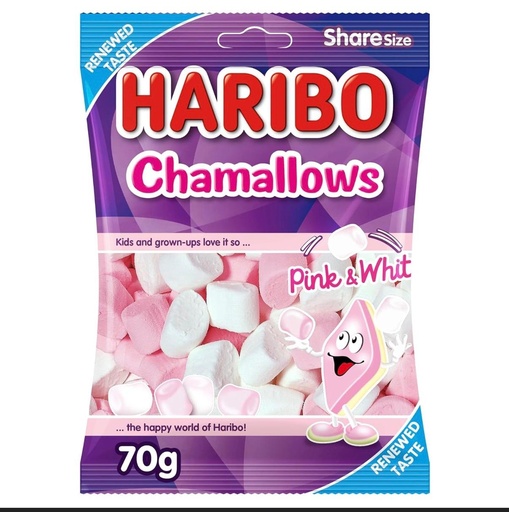 HALAL HARIBO CHAMALLOW PINK (24x70G)